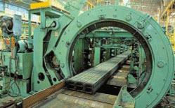 Structural steel mill